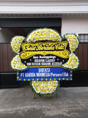 Papan Bunga Duka di Penajam
